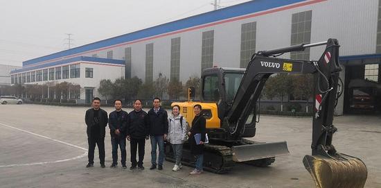 綠色新動力 沃爾沃EC55電動挖掘機交付試用引領工程機械電氣化浪潮